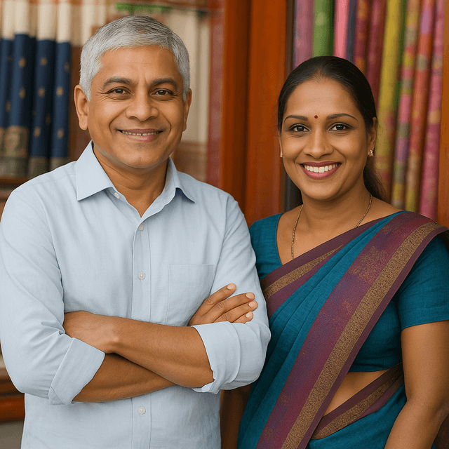 Happy vendors